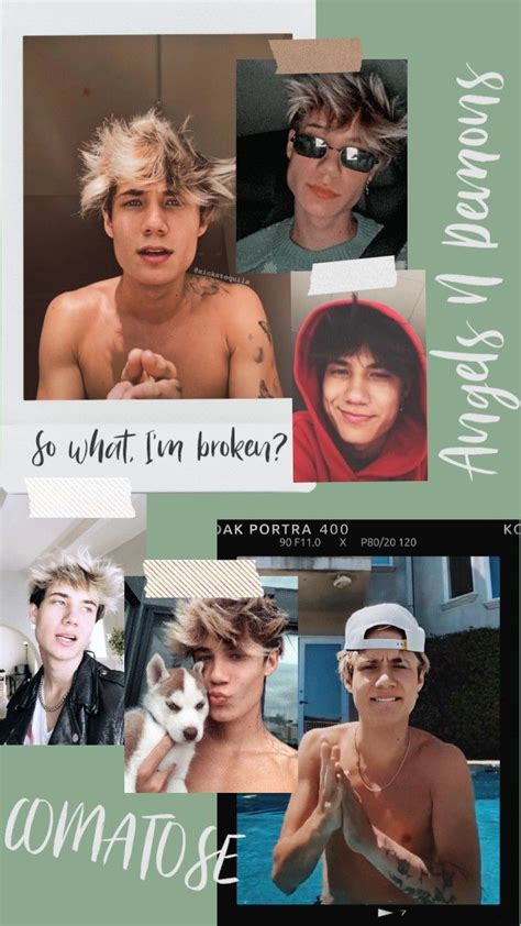 Jaden Hossler wallpaper 🖤 | Josh jackson, Wallpaper, Aesthetic collage