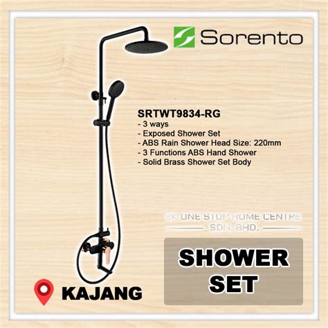 Sorento Ways Mixer Exposed Shower Set C W Functions Hand Shower