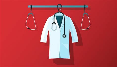 Premium Photo A Doctors Coat And Stethoscope