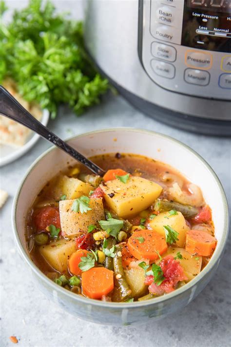 Cozy And Nourishing This Instant Pot Vegetable Soup Is One Of Our