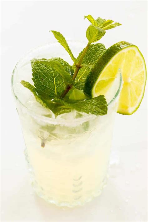 Fresh And Easy Mint Margarita Recipe Julie Blanner