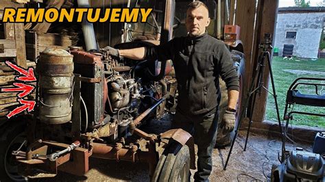 Remont Ursusa Cz Repair Old Tractor Wyrzuca Olej Silnikowy Z