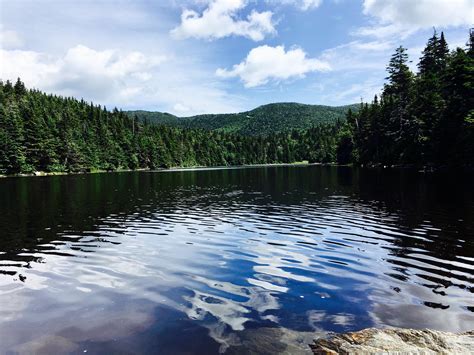 Beautiful Spot After A Short Hike Up To Sterling Pond In Stowe Vermont