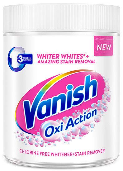 Vanish Oxi Action Odplamiacz W Proszku Do Bia Ych Tkanin G