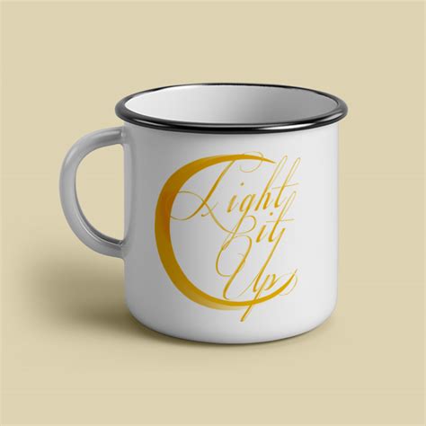 taza vintage cerámica Light It Up Double Project