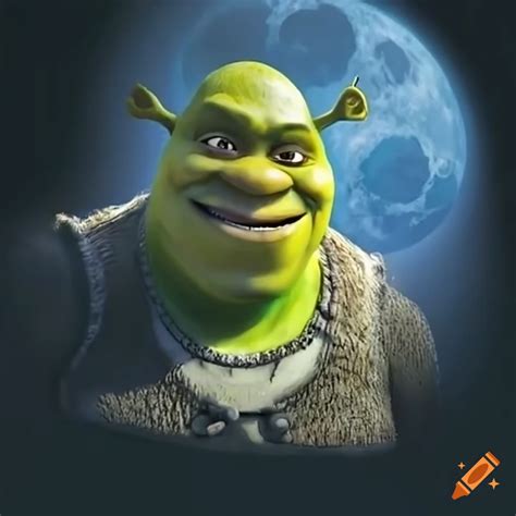 Shrek Eating The Moon