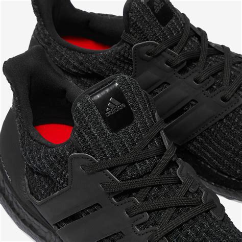 Adidas Ultraboost 4 0 Dna Core Black And Active Red End Us