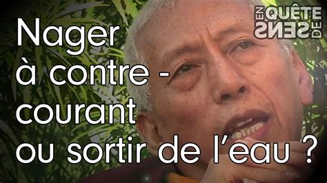 Nager Contre Courant Ou Sortir De L Eau Samdhong Rinpoch Youtube