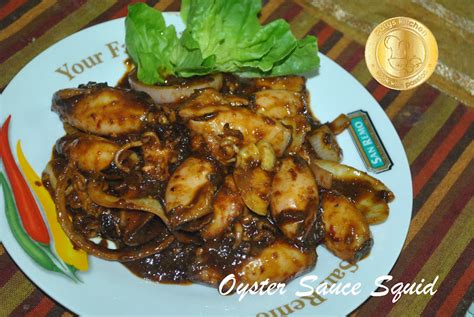 Patyskitchen Stir Fried Squid With Oyster Sauce Sotong Goreng Sos Tiram