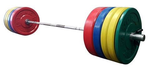 Rubber Training Bumper Plate Set (Color) - York Barbell