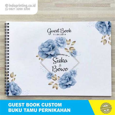 Jual Custom Guest Book Buku Tamu Undangan Buku Pernikahan ISI