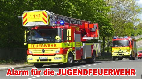 Alarmübung JUGENDFEUERWEHR Feuerwehren aus dem Kreis Mettmann und