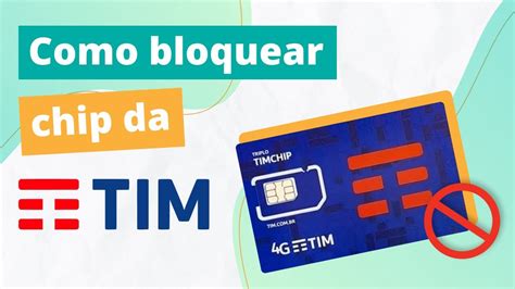 Como Bloquear Chip Da Tim Passo A Passo Youtube