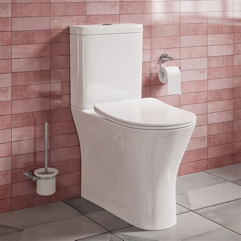 Preston Fully Enclosed Toilet Pan Cistern And Slim Soft Close Seat