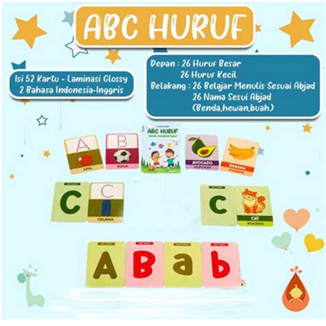 Jual Mainan Edukasi FLASH CARD KARTU PINTAR KARTU BELAJAR KARTU