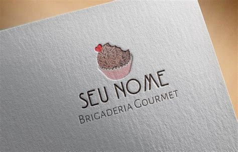 Logotipo Confeitaria Pré Criado Brigadeiro Elo7