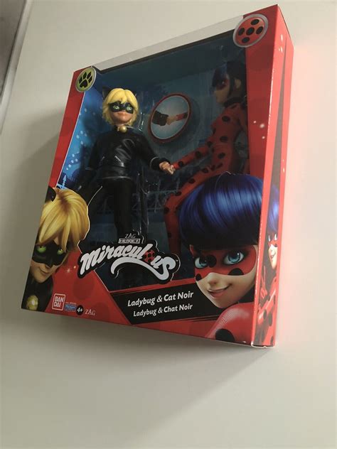 Bandai Miraculous Coffret Poup Es Cm Ladybug Chat Noir Neuf