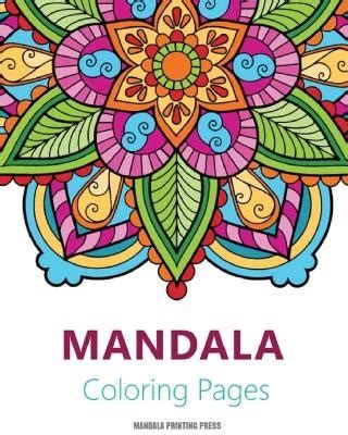 Libro De Mandalas Para Colorear Para Adultos Von Mandala Printing Press