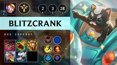 Blitzcrank Support Vs Janna Vision Controller EUW Grandmaster Patch