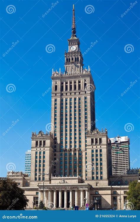 Palace Of Culture And Science Stock Photo Image Of Science East