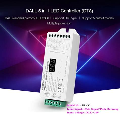 Dt Dali In Led Strip Controller Digital Display Dimmer Single