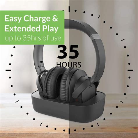 Avantree Ensemble Wireless Headphones For Tv Watching W Bluetooth