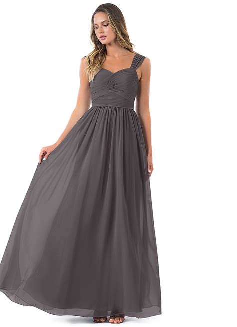 Steel Grey Azazie Zapheira Bridesmaid Dresses Azazie