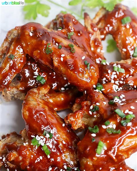 Air Fryer Teriyaki Chicken Wings Urban Bliss Life