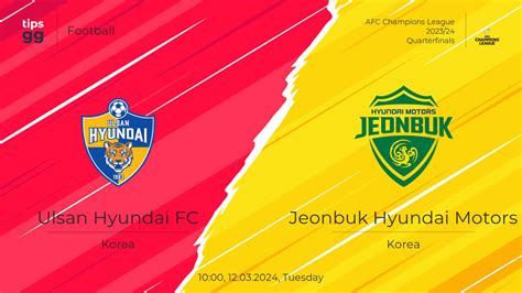 Ulsan Hyundai Vs Jeonbuk At Afc Champions League