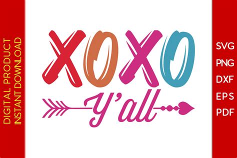 Vintage Xoxo Yall Valentines Day Svg Graphic By Creative Design