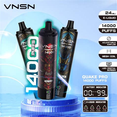 Vnsn Quake Pro Puffs Disposable Vape Dubai Ml Led