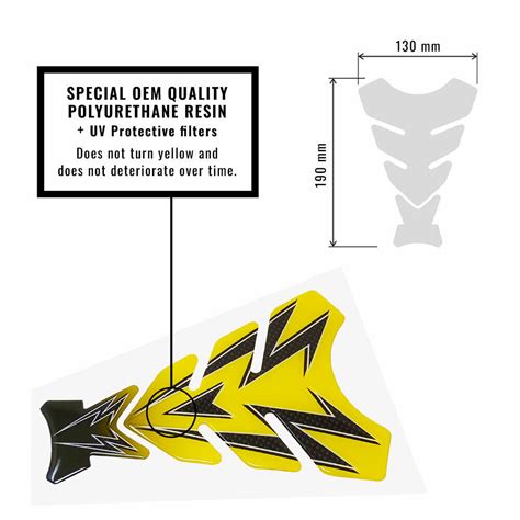 Tank Pad Sticker 3d For Motorcycle Color Green Kawasaki Sport Ebay