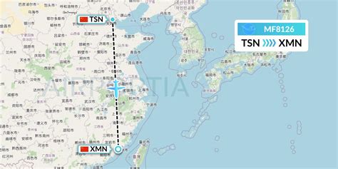 Mf8126 Flight Status Xiamen Airlines Tianjin To Xiamen Cxa8126