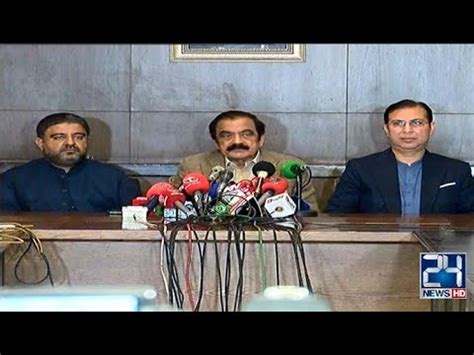 Live Pmln Leader Rana Sanaullah Press Conference News Hd Youtube