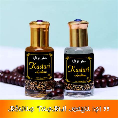 Promo Murah Parfum Non Alkohol Parfum Kasturi 12ml 6ml 3ml