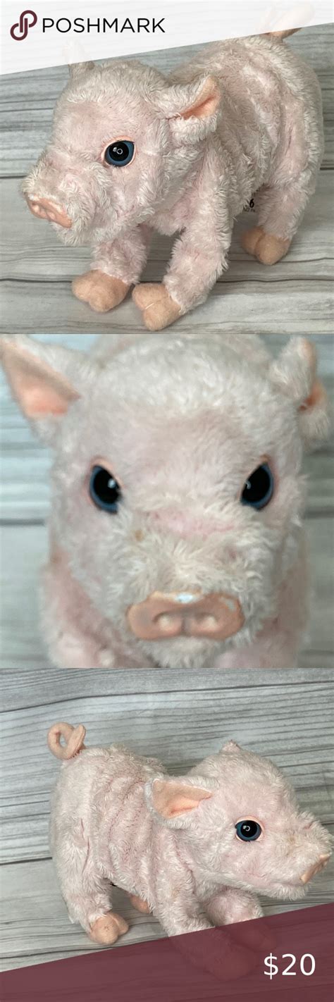 FurReal Friends Newborn Piglet Pig Animated Plush Hasbro 2006 Tested & Works | Animated plush ...