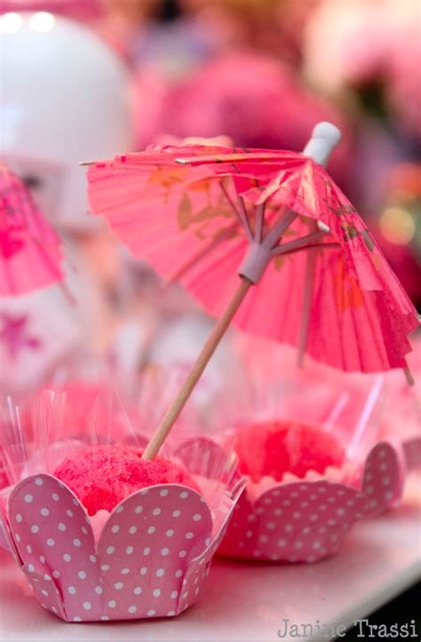 Pink Cupcakes With Pink Umbrellas Pink Cupcakes Chinese Birthday