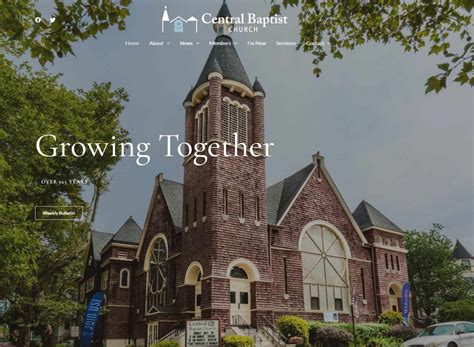 Central Baptist Church - Cyclone Web Design