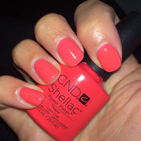 Nailsbyalexi CND Shellac Tropix Shellac Nail Colors Shellac Nails