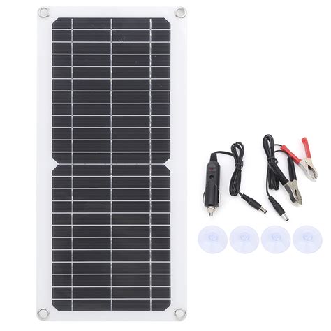 15w Flexible Solar Panel Usb Port Ip65 Waterproof Monocrystalline Charger For Car Rvs Outdoors