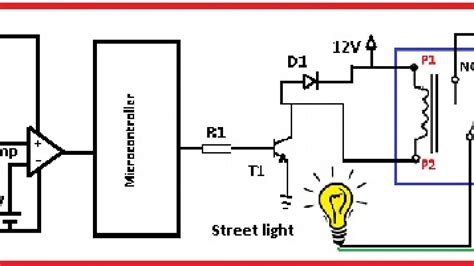 Automatic Street Light Control System Circuit Diagram Wiring Diagram And Schematics