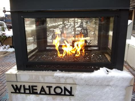 Our Wheaton Illinois Fire Feature Windy City Fireplace