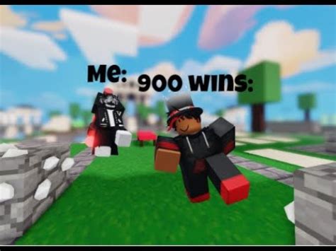 Hitting 900 Wins In Roblox Bedwars YouTube