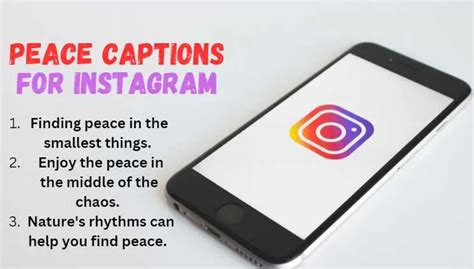 Peace Captions For Instagram Happy Hearts And Peace Of Mind