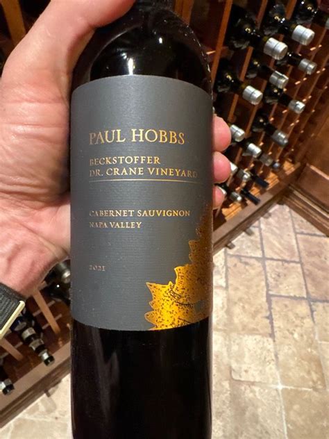 2021 Paul Hobbs Cabernet Sauvignon Beckstoffer Dr Crane Vineyard USA