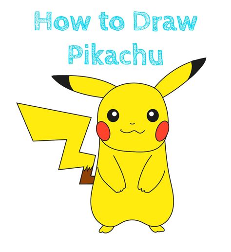 How to Draw Pikachu Easy - How to Draw Easy