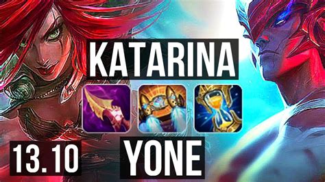 Kata Vs Yone Mid Quadra Solo Kills M Mastery Legendary