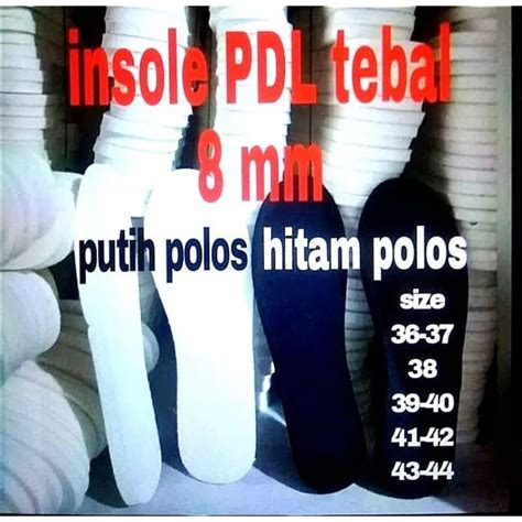 Jual Insole Tebal 8 Mm Sol Insole Alas Sepatu Safety PDL TNI POLRI