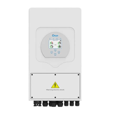 Deye Kw Kw Kw Kw On Grid Single Phase Hybrid Solar Inverter Low