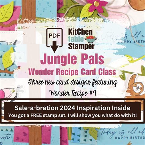 Introducing The Jungle Pals Pdf Stamp A Stack Card Class